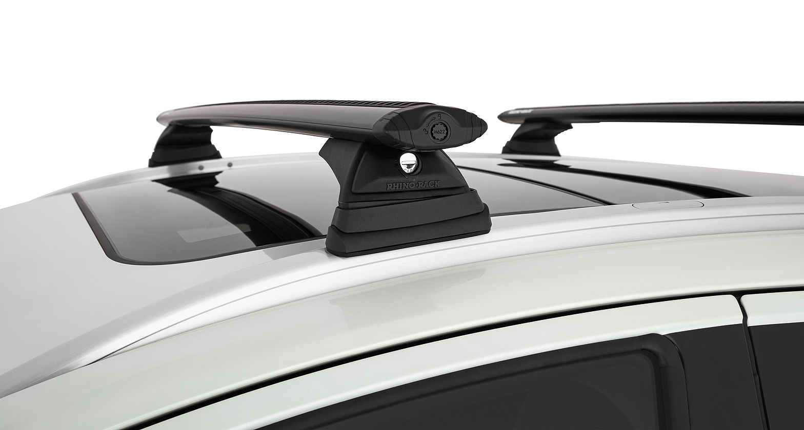 Vortex RCL Black 2 Bar Roof Rack Rhino Rack AU