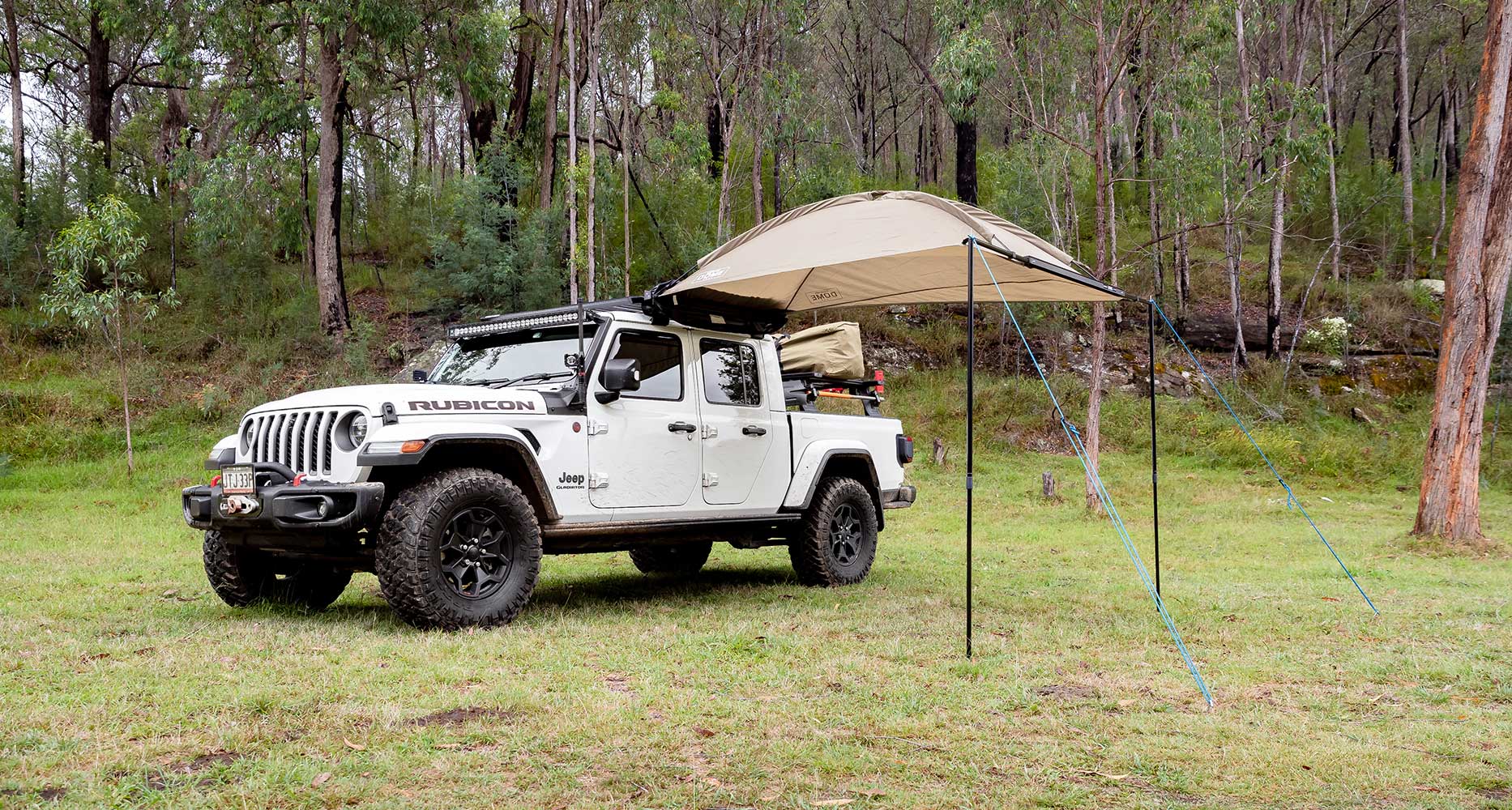 DOME 1300 Awning with STOW iT Rhino Rack AU