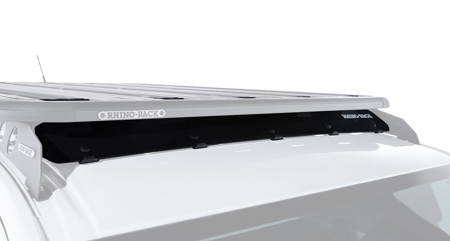 Roof rack best sale wind deflector