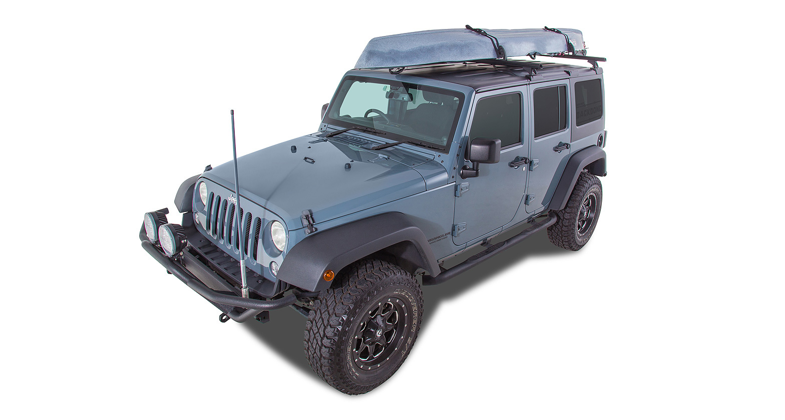 #rv0061b - vortex roc25 flush black 2 bar roof rack