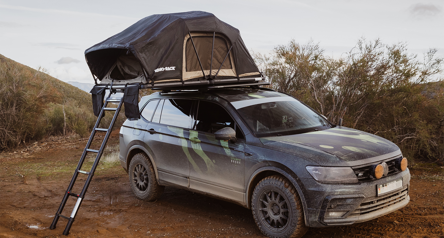 Roof top tent rhino rack sale