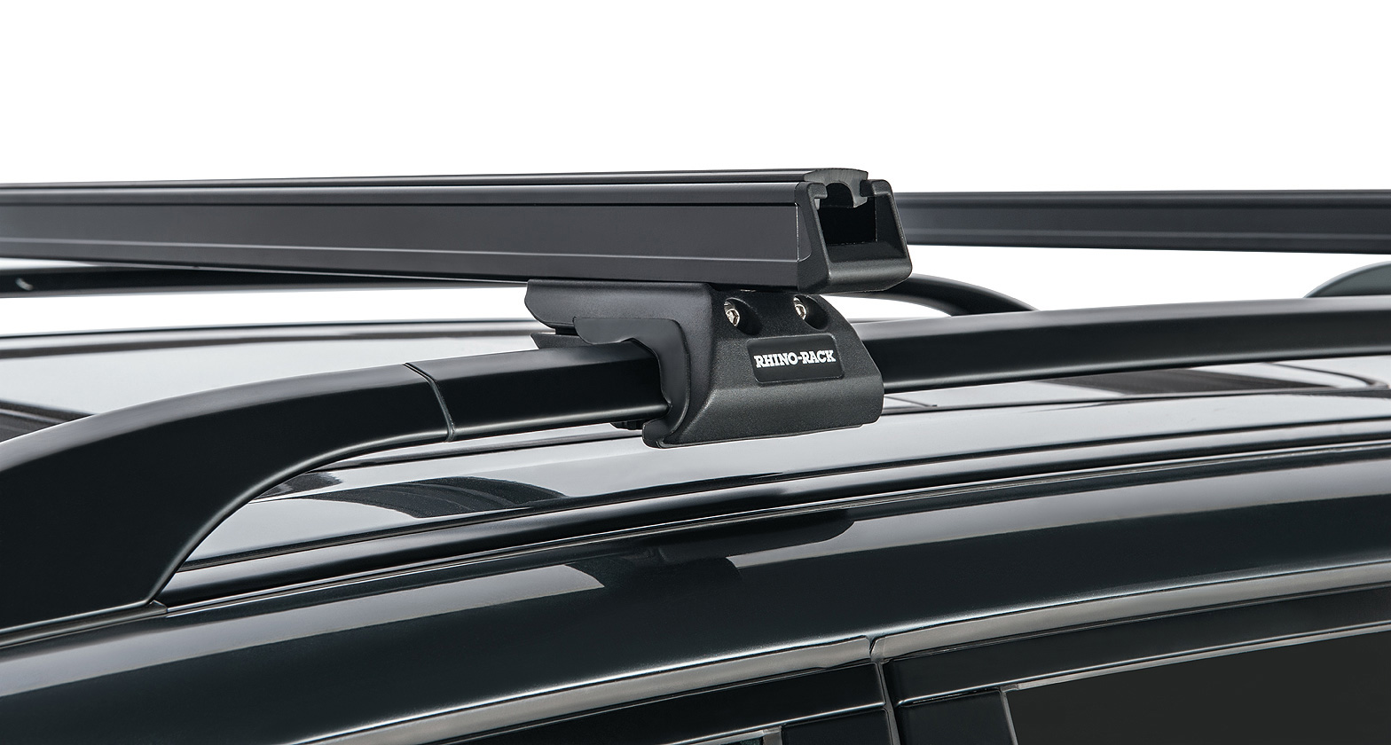 Heavy Duty CXB Black 2 Bar Roof Rack Rhino Rack AU