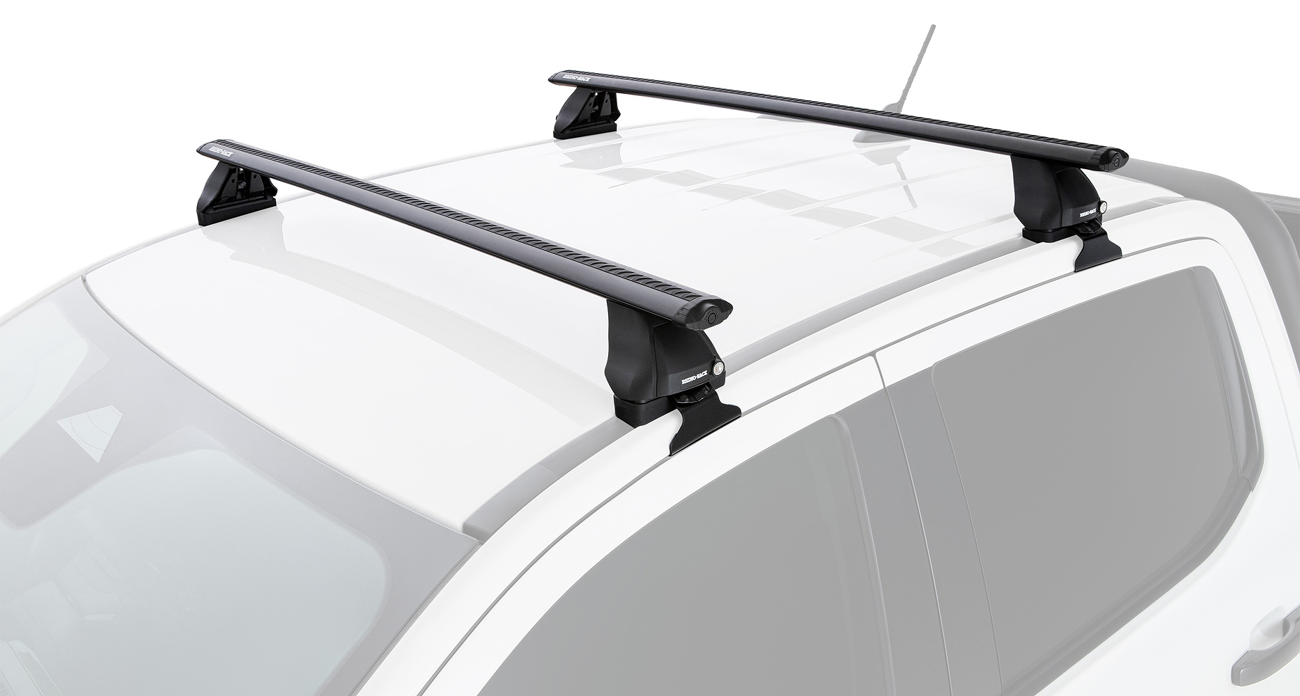 Vortex 2500 Black 2 Bar Roof Rack - Stock Code: JB0961