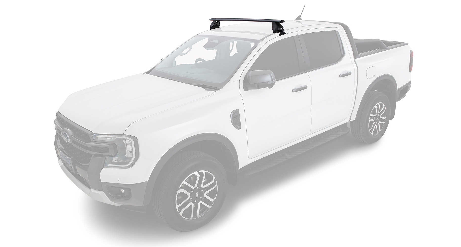 Vortex 2500 Black 1 Bar Front Roof Rack - Stock Code: JC-01346