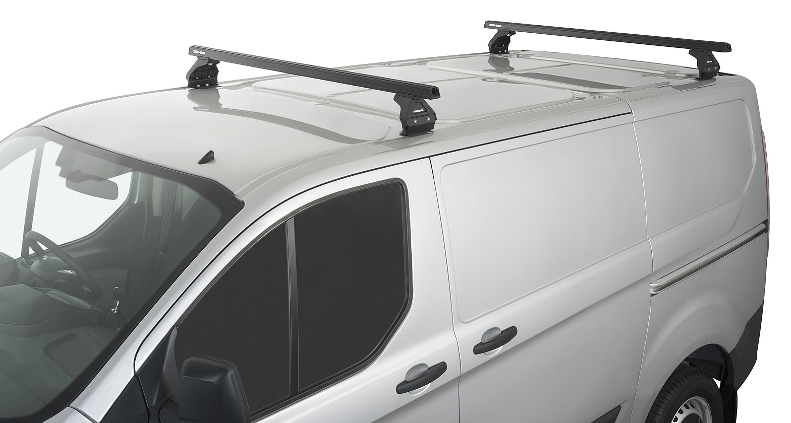 Heavy Duty RL110 Black 2 Bar Roof Rack