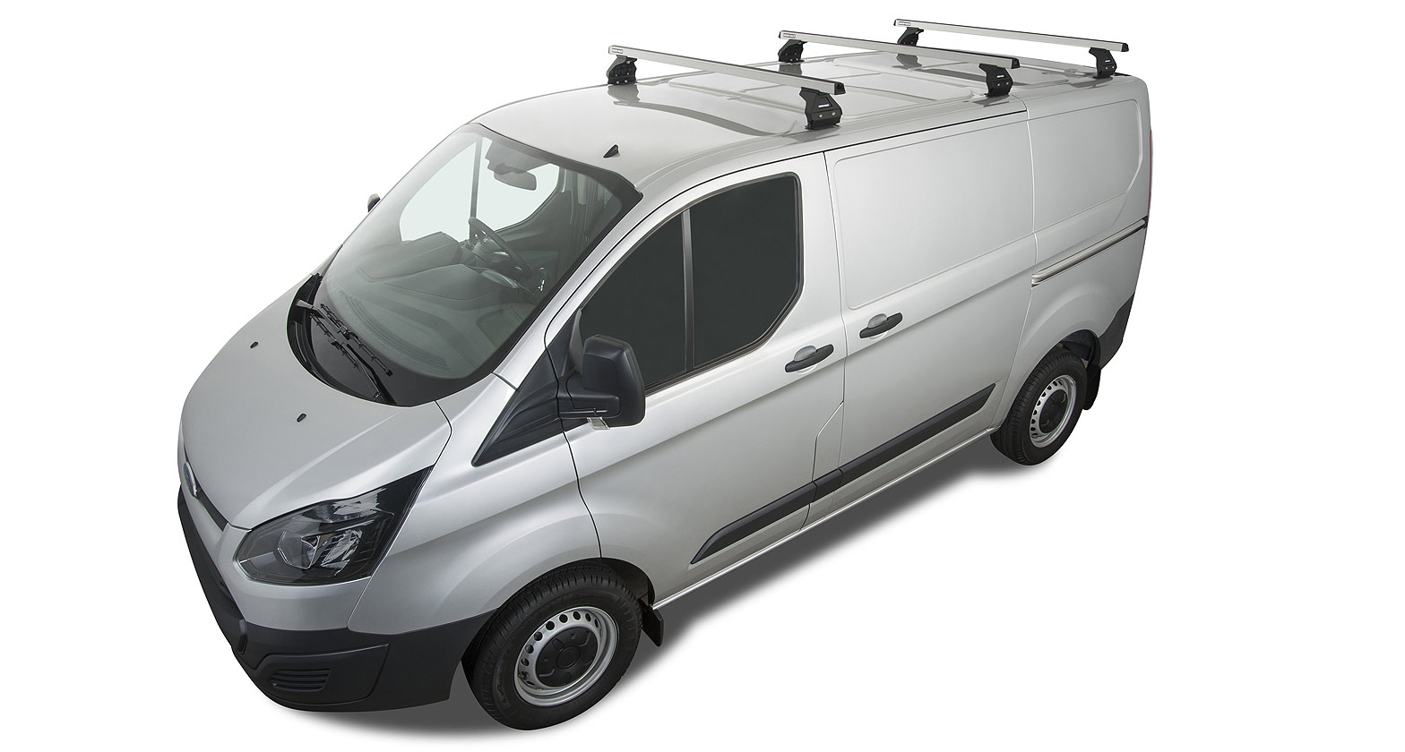 Heavy Duty RL110 Silver 3 Bar Roof Rack