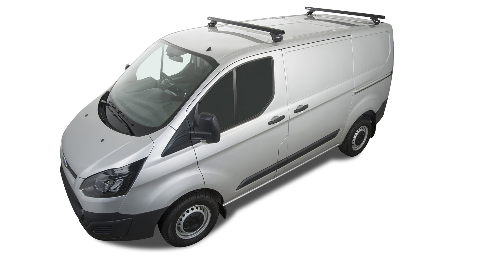 Heavy Duty RLTP Black 2 Bar Roof Rack