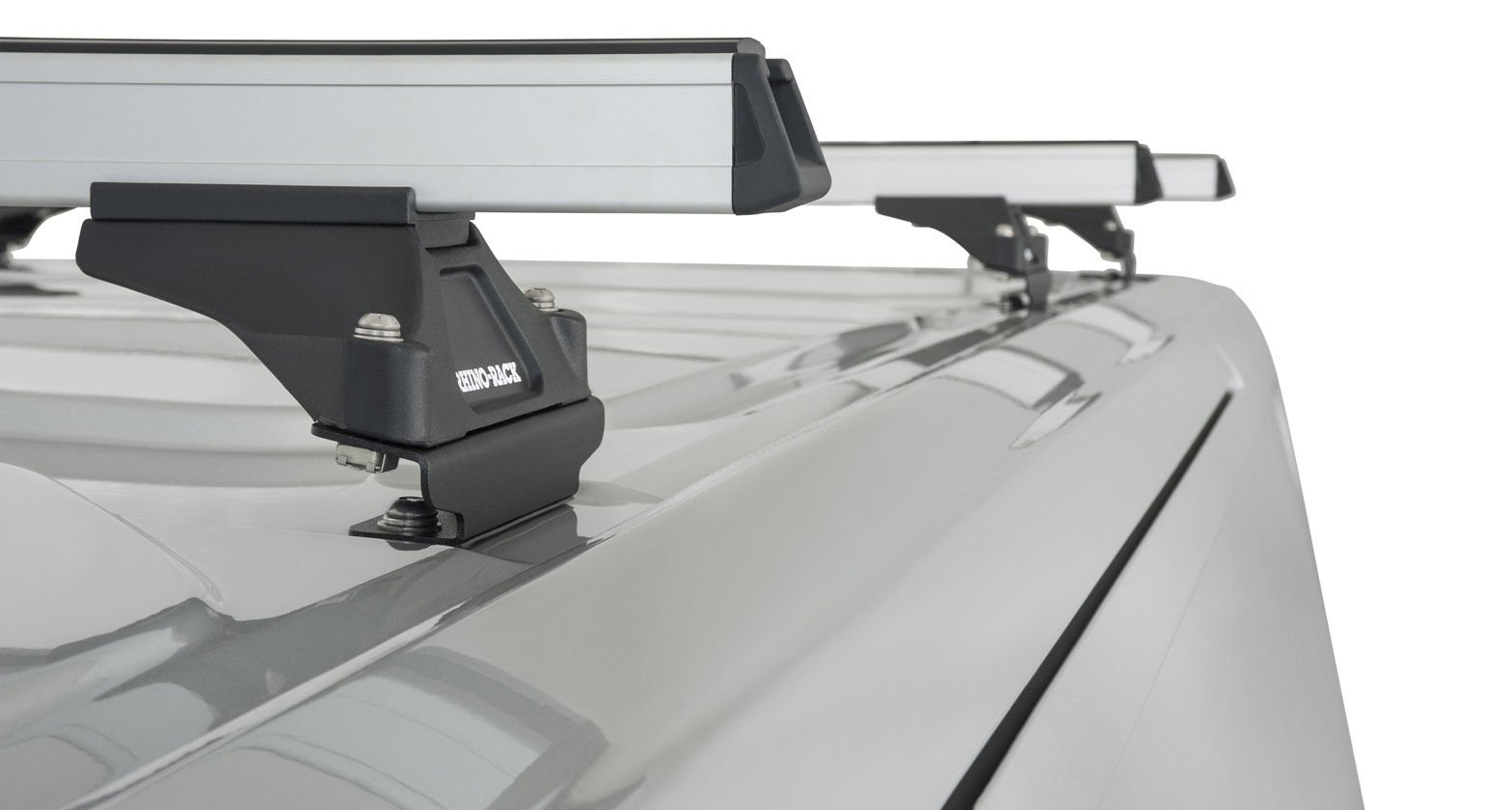 Heavy Duty RLTP Silver 3 Bar Roof Rack - Stock Code: JA5419