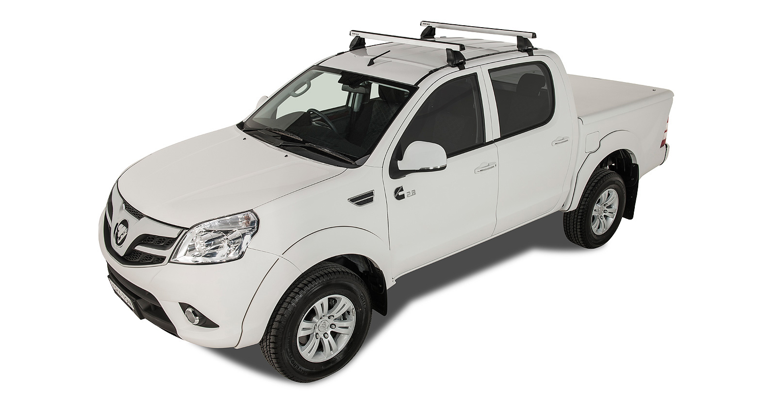 Heavy Duty 2500 Silver 2 Bar Roof Rack