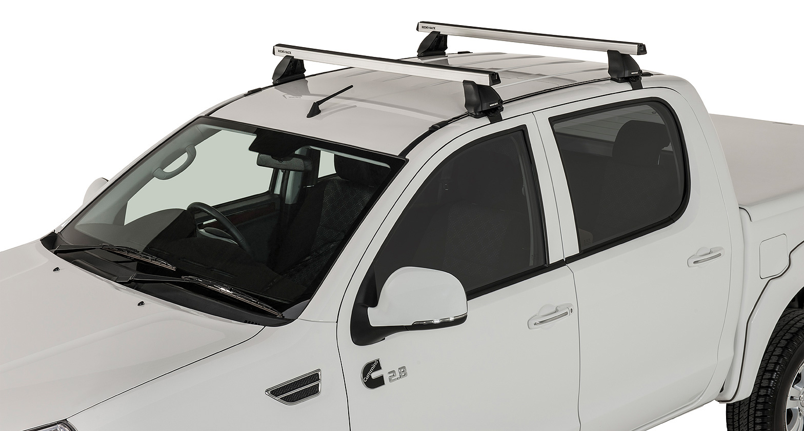 Heavy Duty 2500 Silver 2 Bar Roof Rack - Stock Code: JA4005