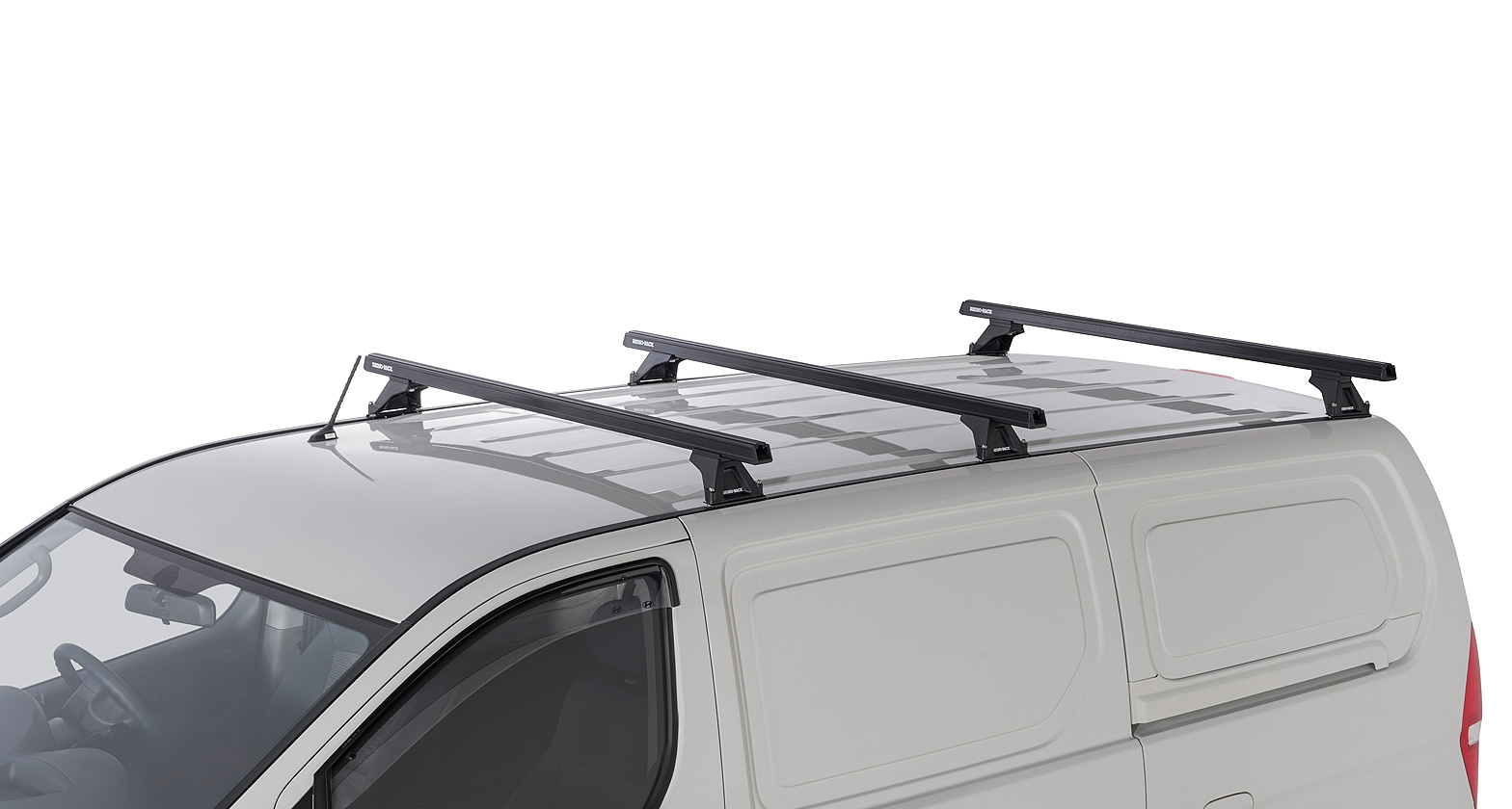 Heavy Duty RLTF Black 3 Bar Roof Rack - Stock Code: JA5743