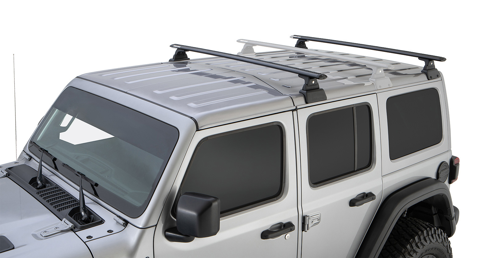 JB0898 - Vortex RLT600 Black 2 Bar Rhino-Rack Backbone Roof Rack |