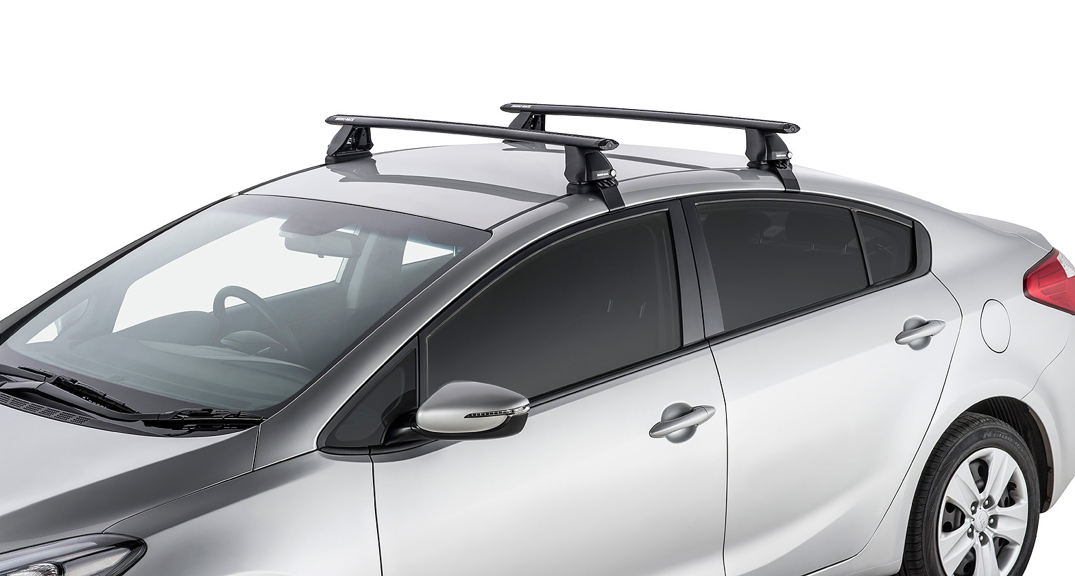 Vortex 2500 Black 2 Bar Roof Rack - Stock Code: JA6030