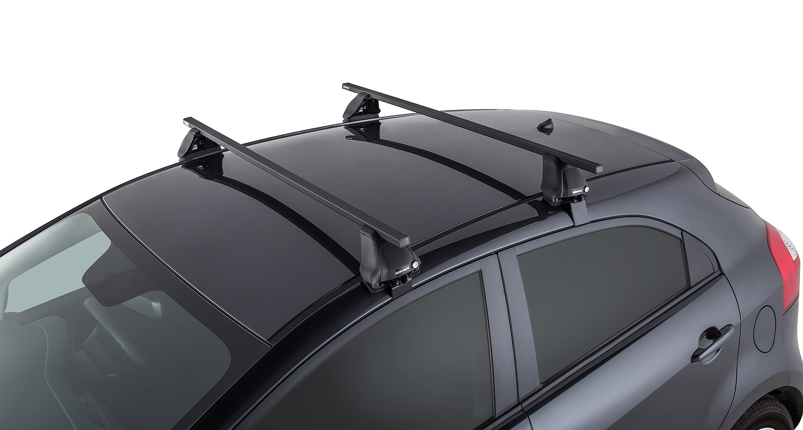 Euro 2500 Black 2 Bar Roof Rack - Stock Code: JA0435
