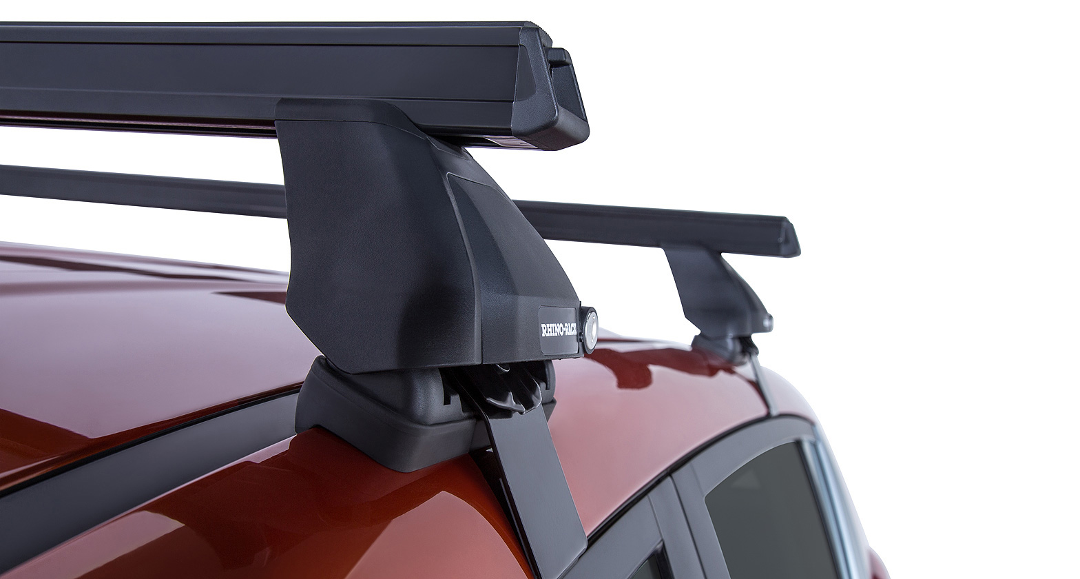 Heavy Duty 2500 Black 2 Bar Roof Rack - Stock Code: JA0152