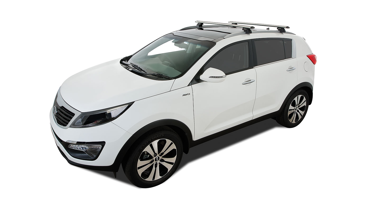 Vortex SX Silver 2 Bar Roof Rack - Stock Code: JA1737