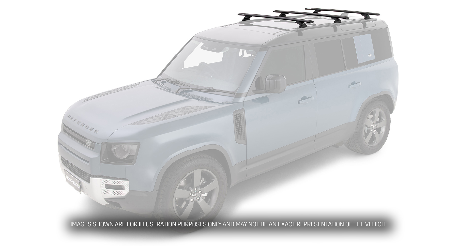 Vortex RCL Black 3 Bar Roof Rack - Stock Code: JC-01411