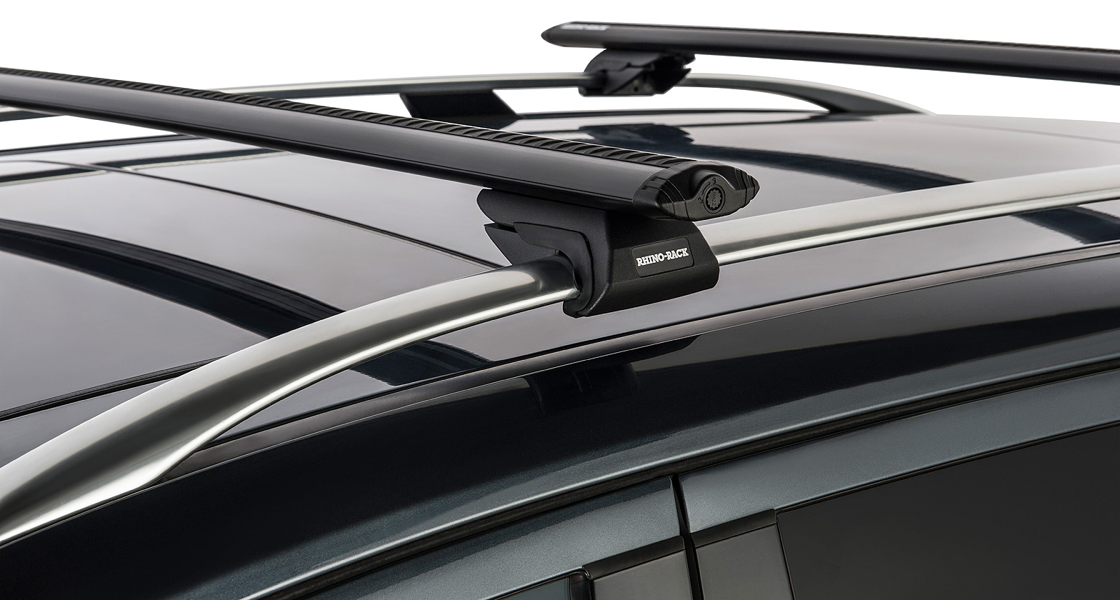 Vortex SX Black 2 Bar Roof Rack | Rhino-Rack AU