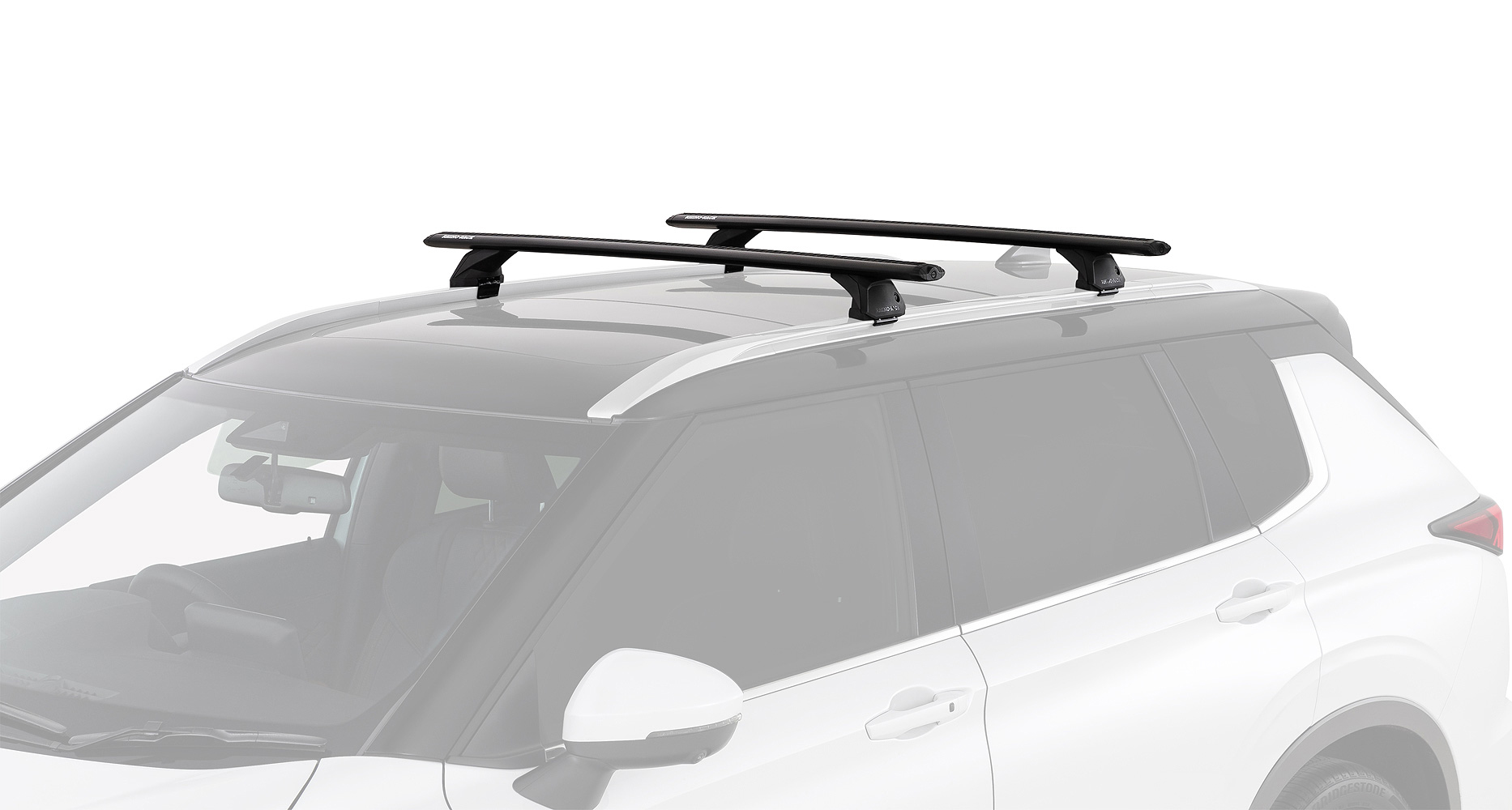 Vortex RX200-4 Black 2 Bar Roof Rack - Stock Code: JC-02138