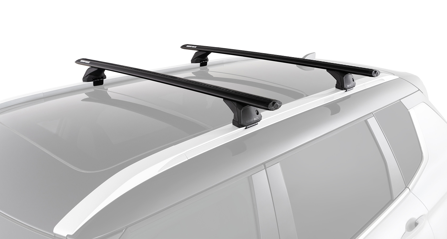 Vortex RX200-4 Black 2 Bar Roof Rack - Stock Code: JC-02138