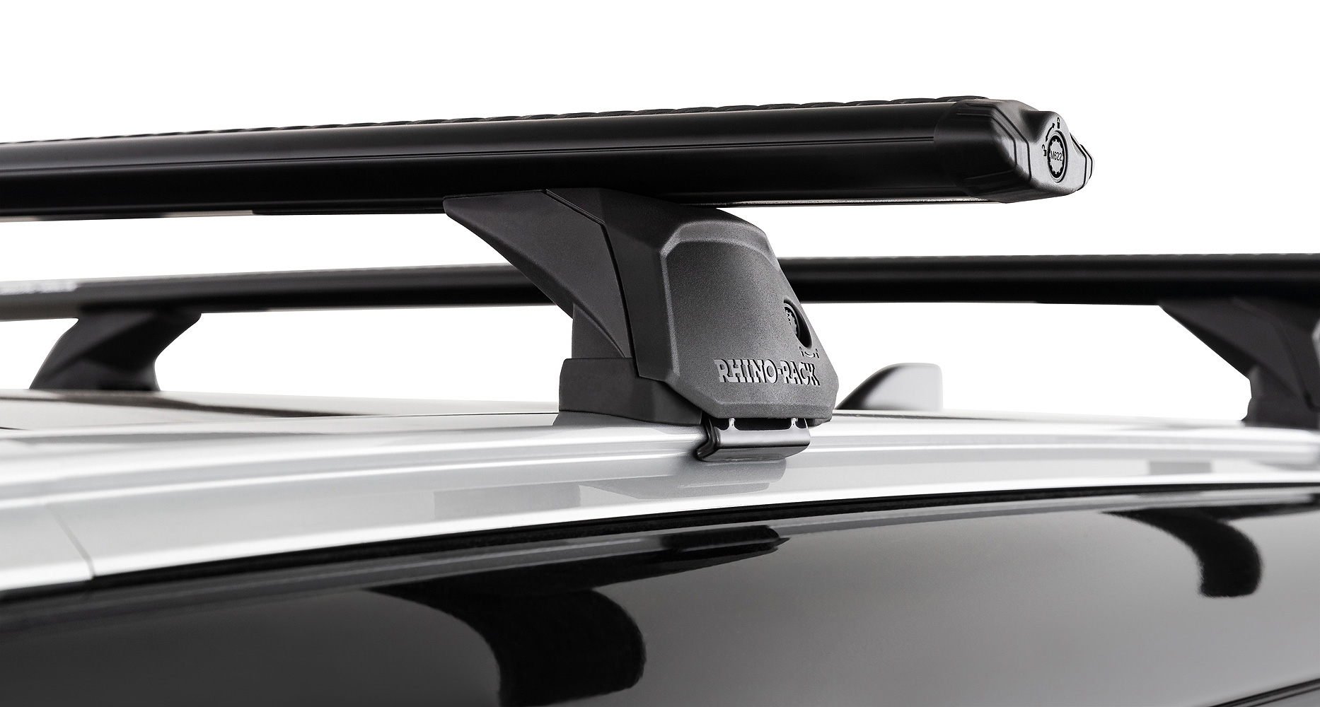 Vortex RX200-4 Black 2 Bar Roof Rack - Stock Code: JC-02138
