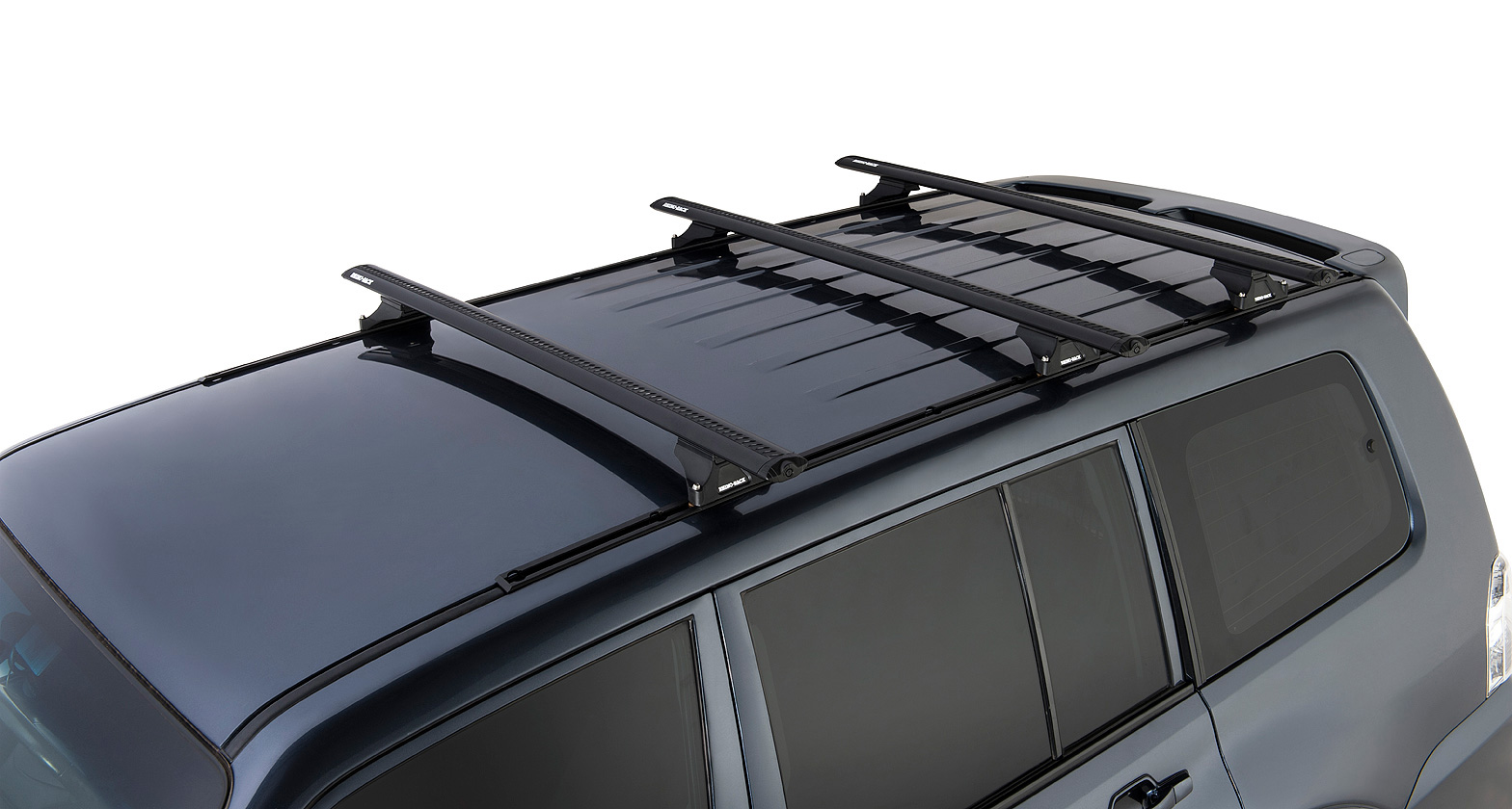 Vortex RLTP Trackmount Black 3 Bar Roof Rack