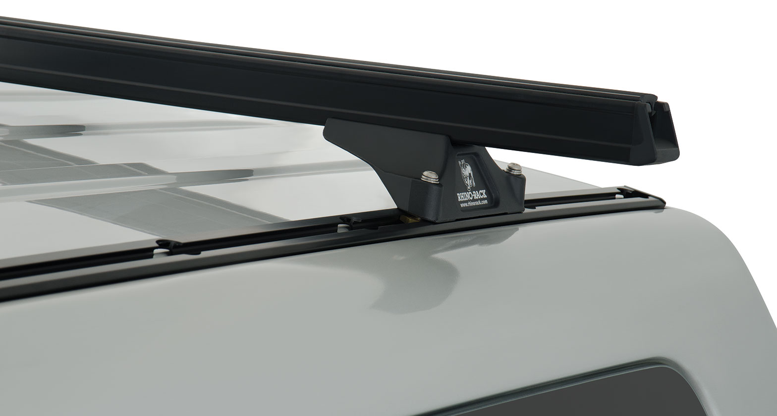 Heavy Duty RLTP Trackmount Black 2 Bar Roof Rack - Stock Code: JA0659