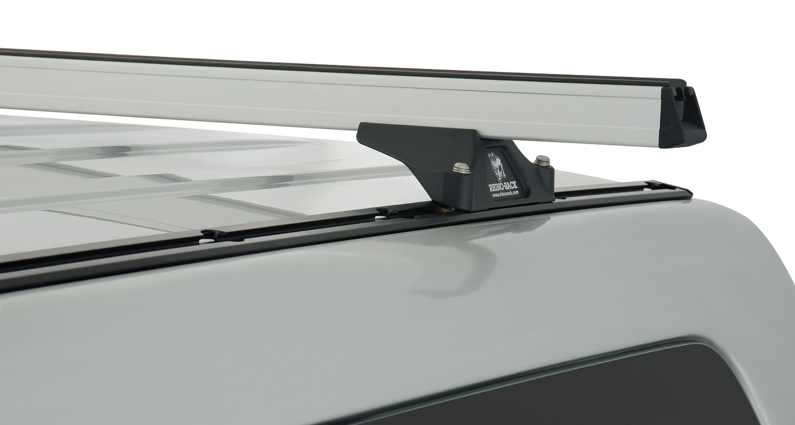 Heavy Duty RLTP Trackmount Silver 2 Bar Roof Rack - Stock Code: JA0746