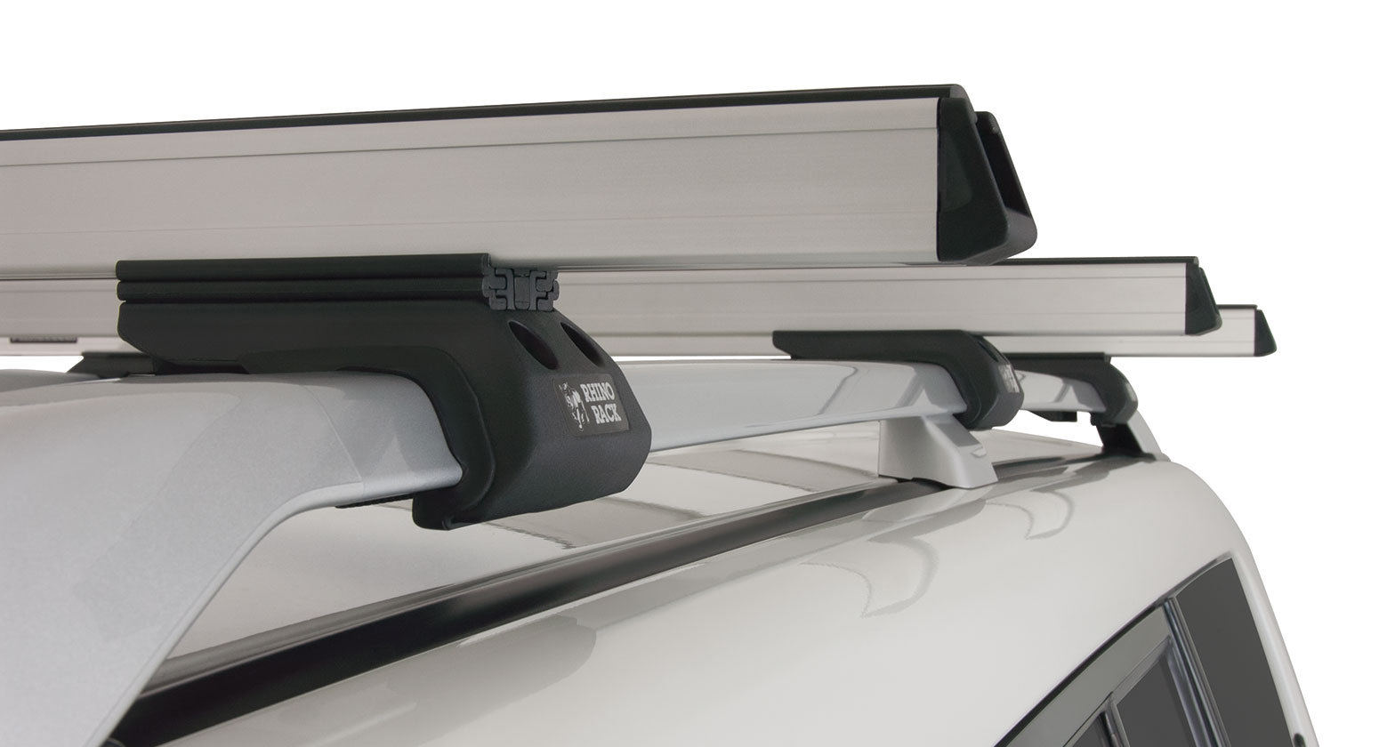 Heavy Duty CXB Silver 3 Bar Roof Rack - Stock Code: JA0757