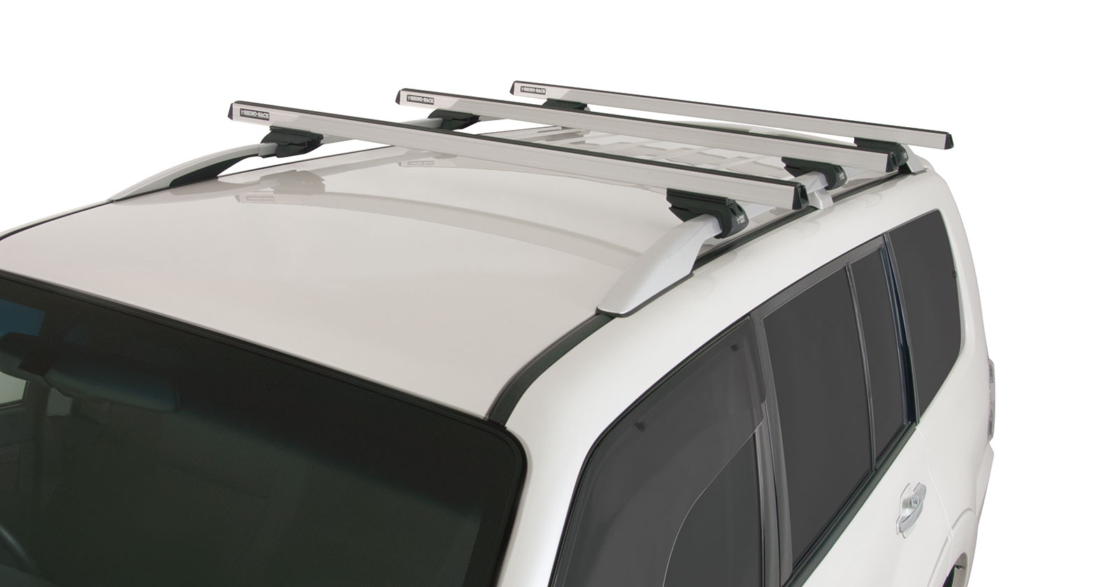 Heavy Duty CXB Silver 3 Bar Roof Rack - Stock Code: JA0757