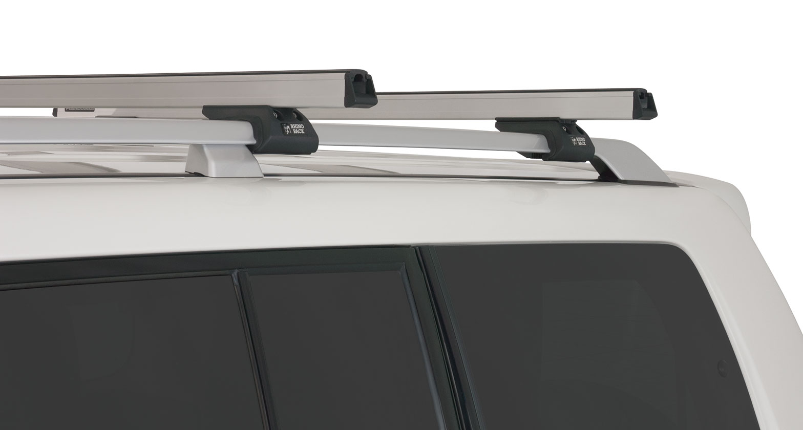 Heavy Duty CXB Silver 3 Bar Roof Rack - Stock Code: JA0757
