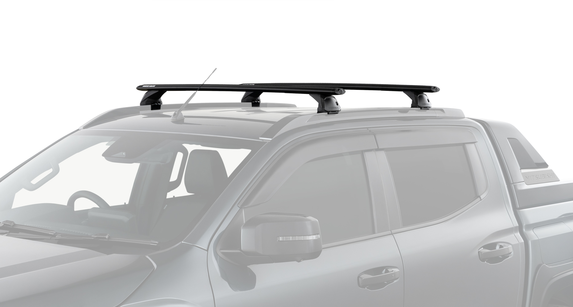 Vortex RX200-4 Black 2 Bar Roof Rack - Stock Code: JC-02138