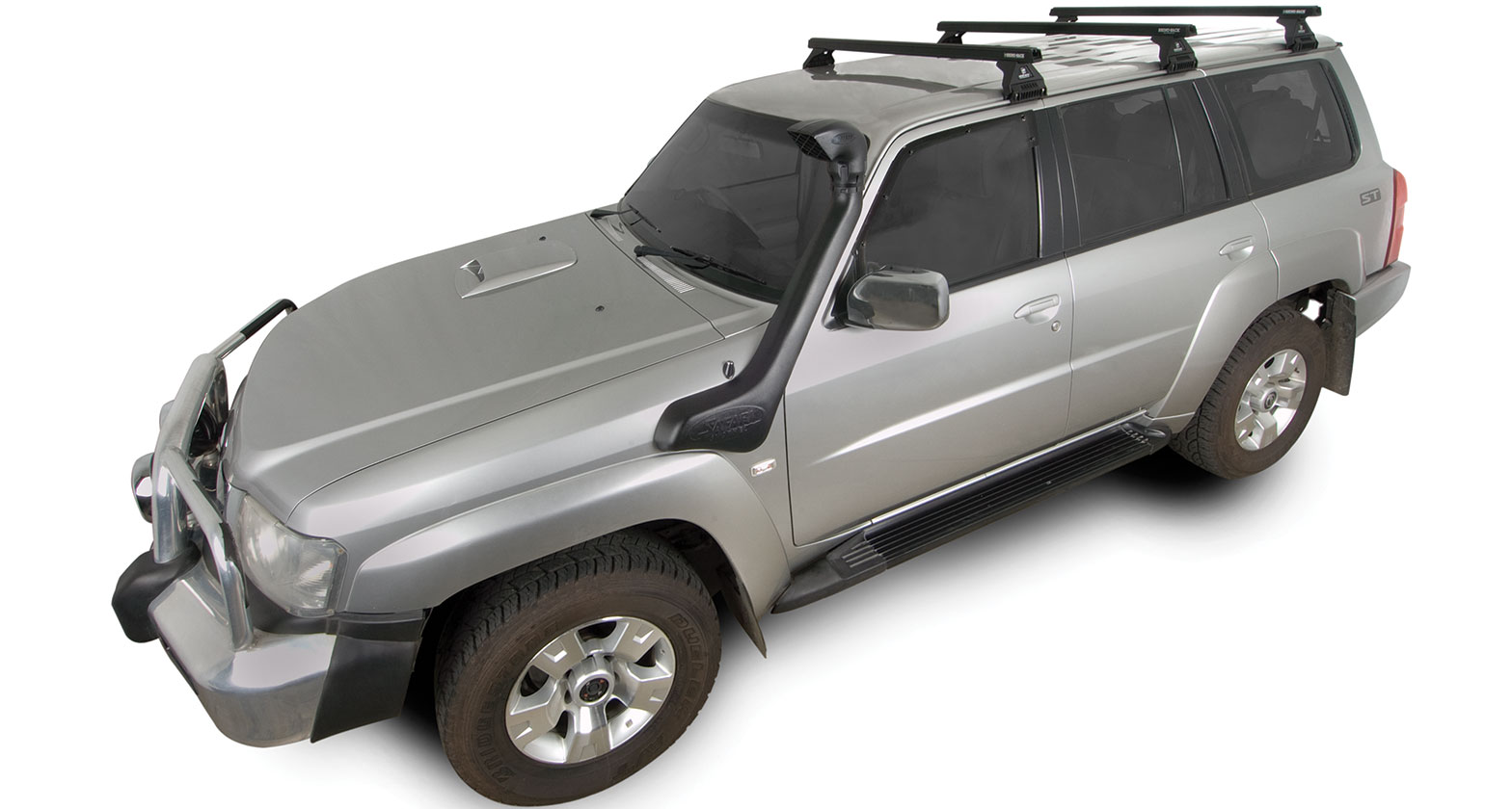 Heavy Duty RL110 Black 3 Bar Roof Rack