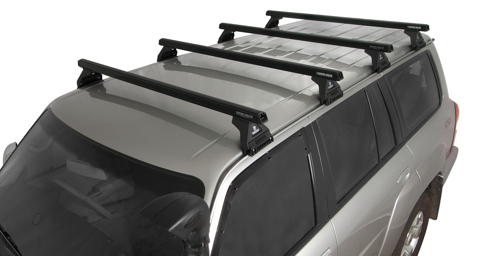 Heavy Duty RL110 Black 4 Bar Roof Rack - Stock Code: JA0697