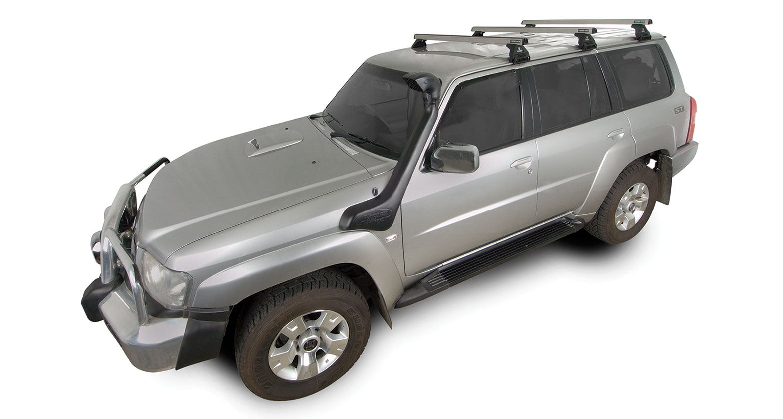 Heavy Duty RL110 Silver 3 Bar Roof Rack