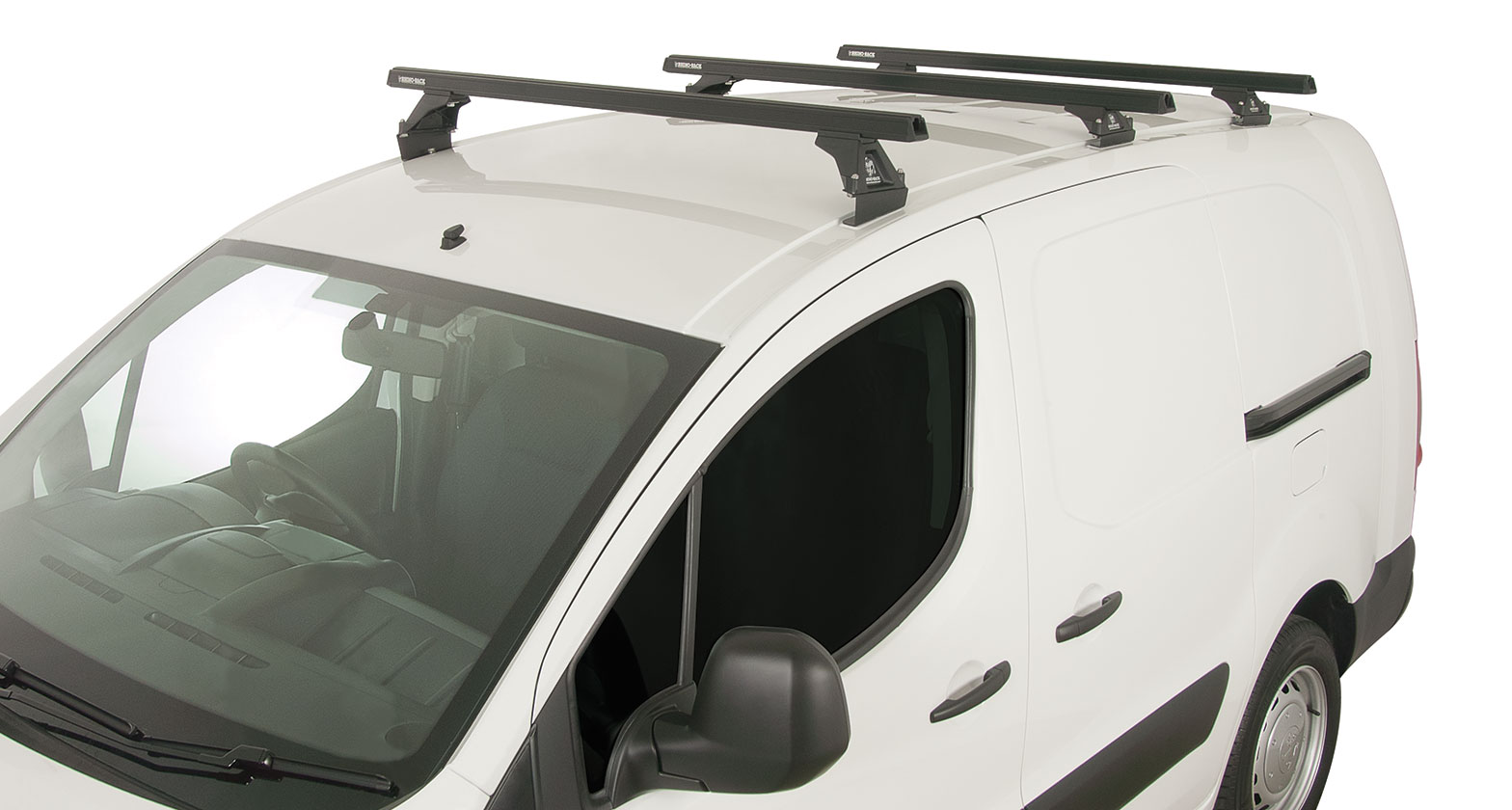 Heavy Duty RLTF Black 3 Bar Roof Rack - Stock Code: JA0694