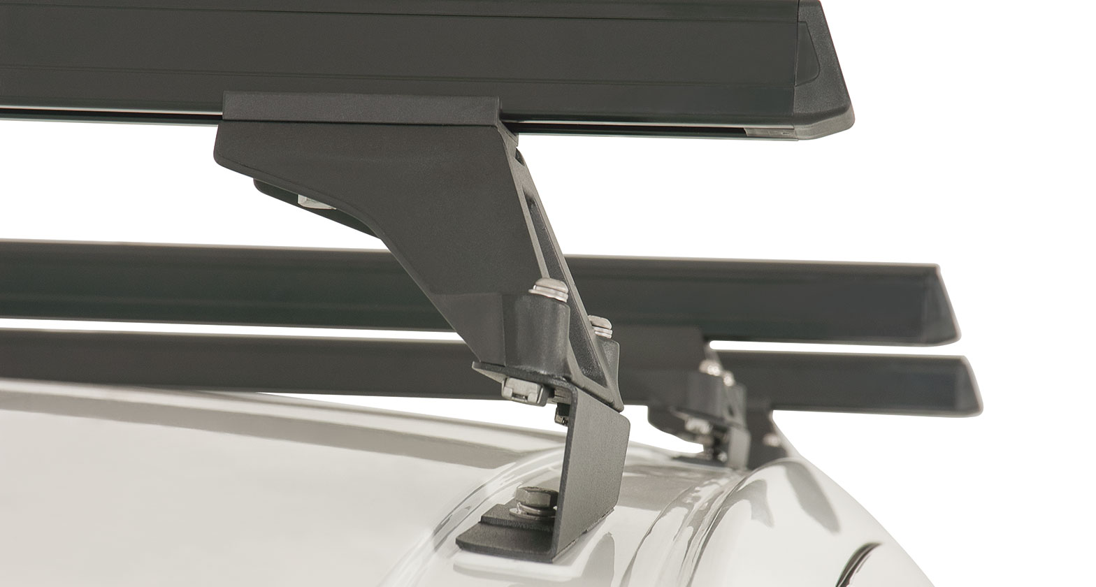 Heavy Duty RLTF Black 3 Bar Roof Rack - Stock Code: JA0694