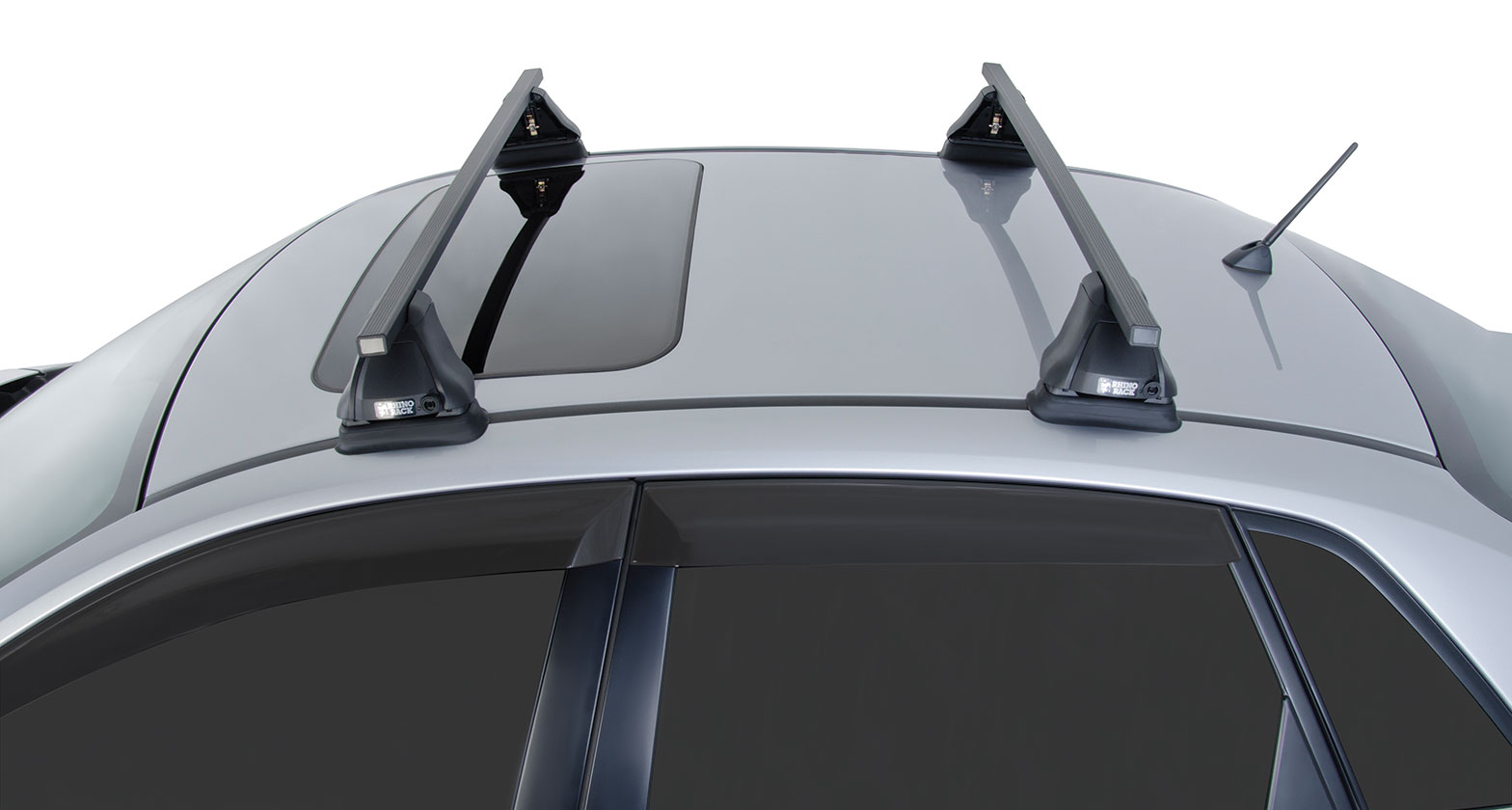 Euro 2500 Black 2 Bar FMP Roof Rack - Stock Code: JA0341
