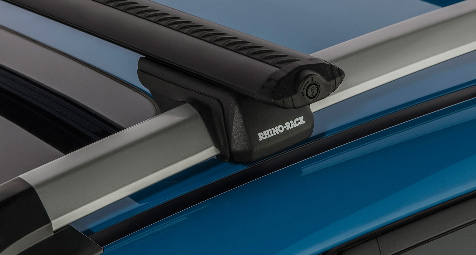Vortex SX Black 2 Bar Roof Rack | Rhino-Rack AU