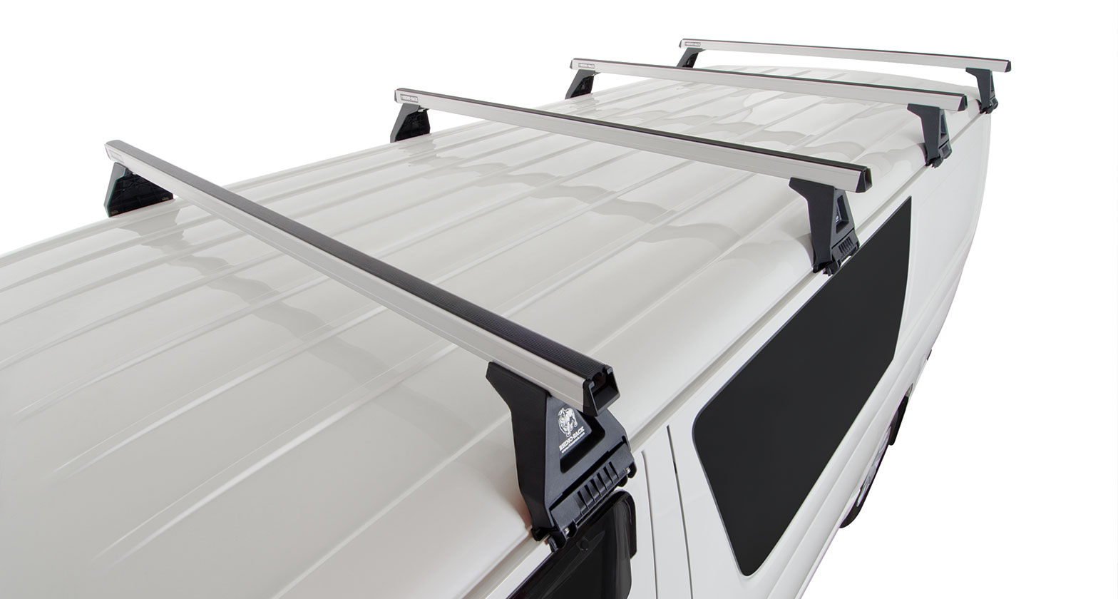 Heavy Duty RL150 Silver 4 Bar Roof Rack - Stock Code: JA0916