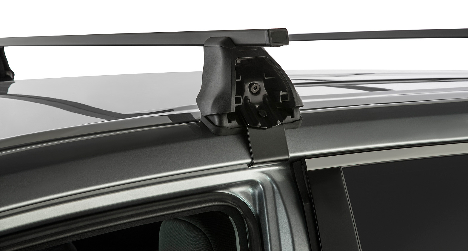 Euro 2500 Black 2 Bar Roof Rack - Stock Code: JA6011