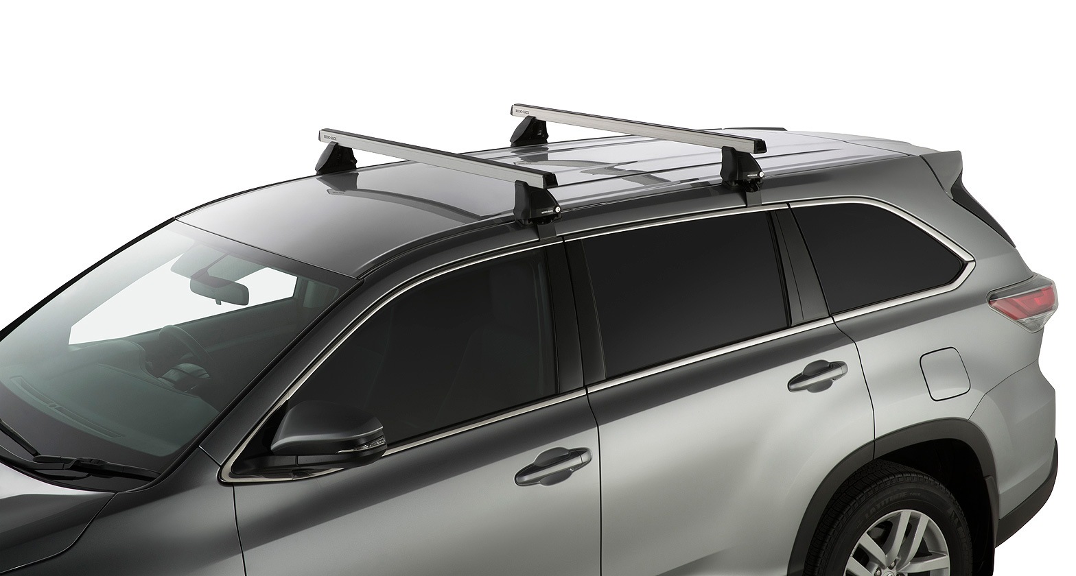 Heavy Duty 2500 Silver 2 Bar Roof Rack - Stock Code: JA6012