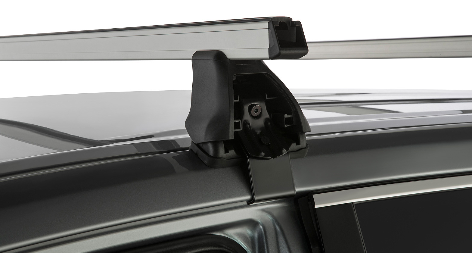 Heavy Duty 2500 Silver 2 Bar Roof Rack - Stock Code: JA6012