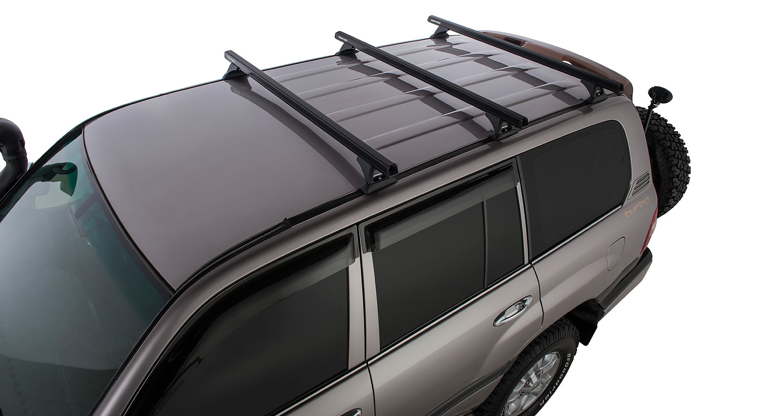 Heavy Duty RCH Black 3 Bar Roof Rack - Stock Code: JA9480