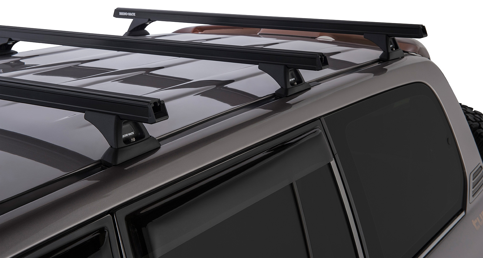 Heavy Duty RCH Black 3 Bar Roof Rack - Stock Code: JA9480