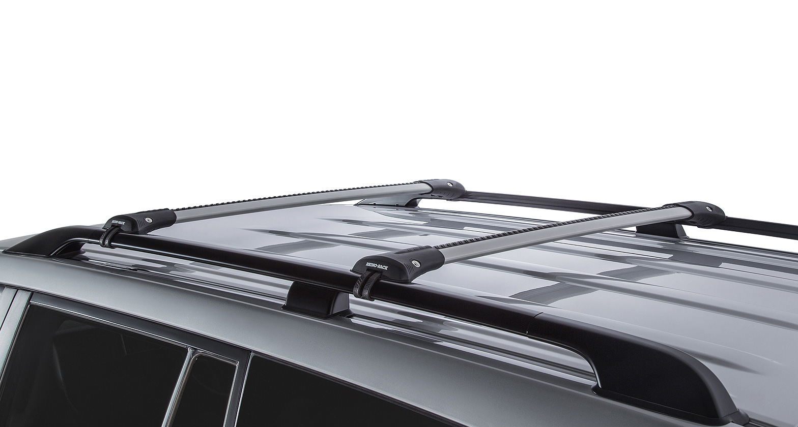 Vortex StealthBar Silver 2 Bar Roof Rack - Stock Code: JA7962