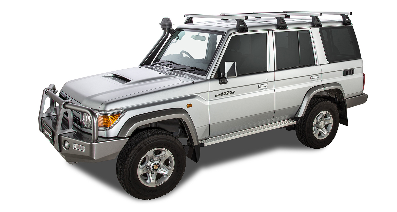 Heavy Duty RL150 Silver 4 Bar Roof Rack