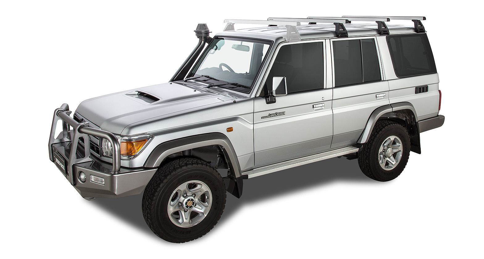Heavy Duty RL150 Silver 3 Bar Roof Rack