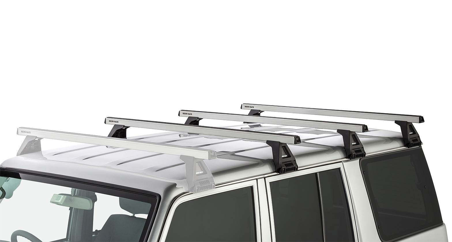 Heavy Duty RL150 Silver 3 Bar Roof Rack - Stock Code: JA0903