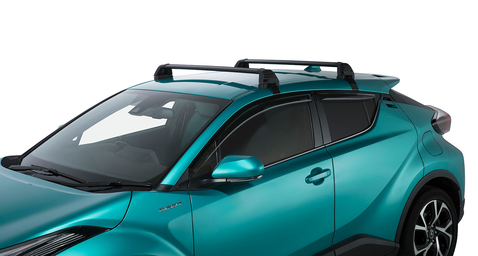 Vortex ROC25 Flush Black 2 Bar Roof Rack - Stock Code: RV0746B